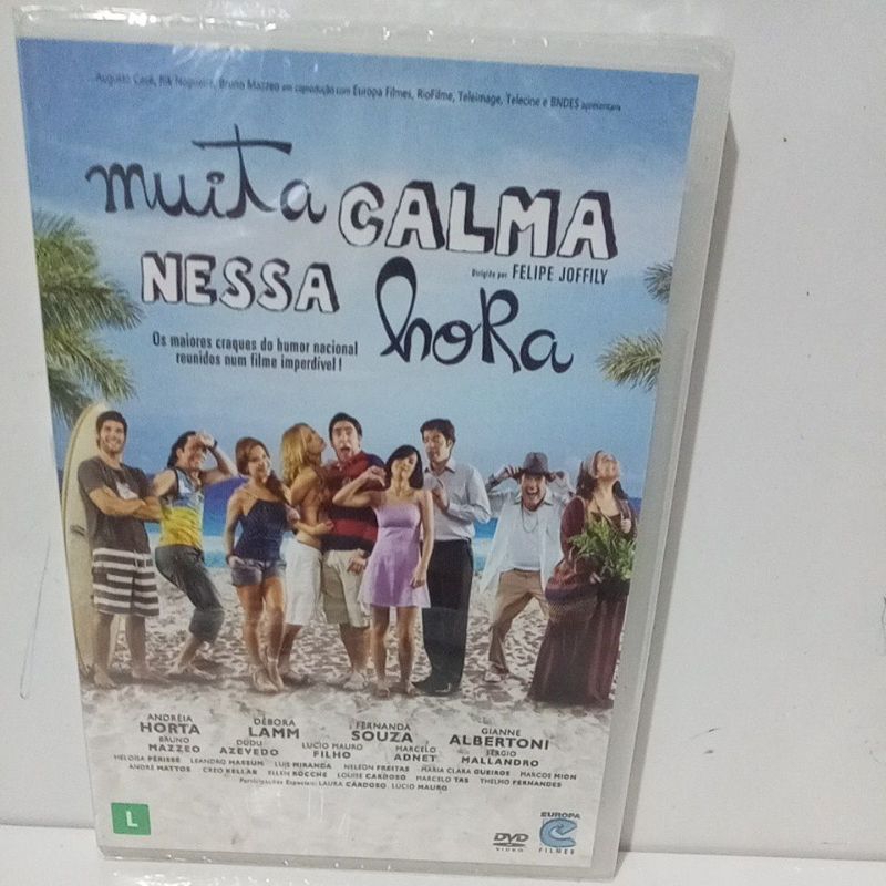 Dvd Muita Calma Nessa Hora Bruno Mazzeo Andréa Horta Lacrado de Fabrica original Shopee Brasil