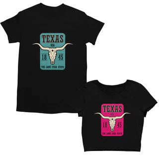 Kit Camiseta e Cropped Country Camisa Casal Promoção