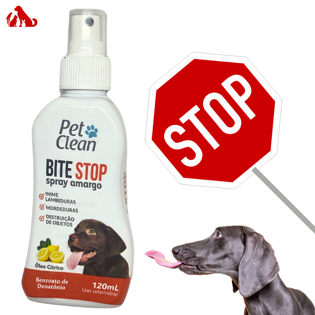 Spray Amargo Anti Lambida/Mutilação Para Cachorros Repelente de Objetos ...