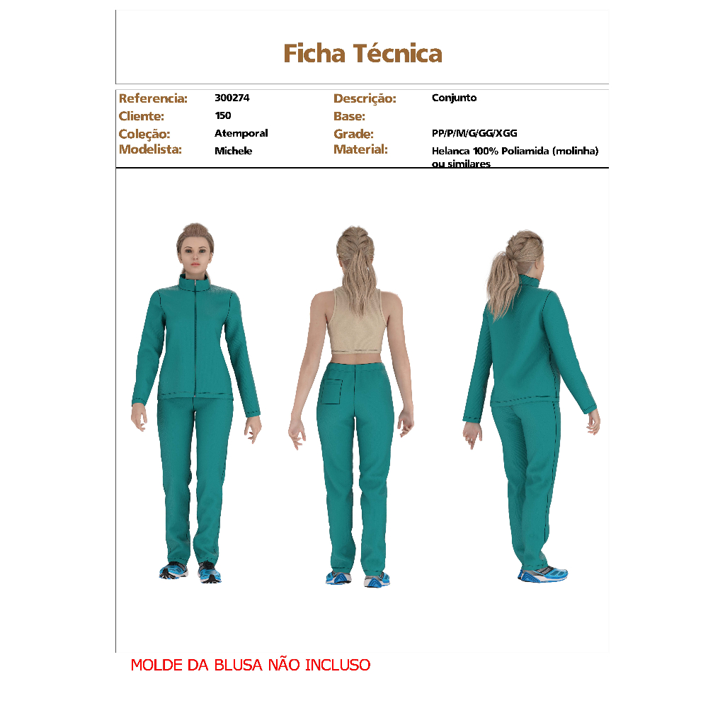 Molde / Modelagem de roupas escolares ADULTO EM HELANCA (escolha o seu ...