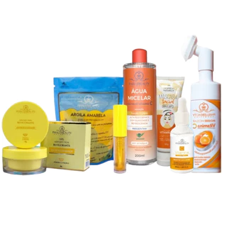 Kit Cuidado Facial Vitamina C 7 Itens PhálleBeauty