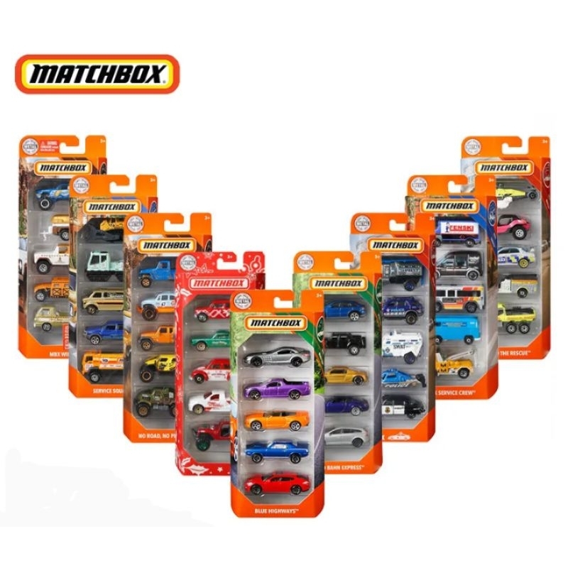 Carrinho Matchbox Kit Pack 5