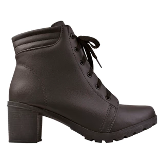 Bota Feminina Coturno Cano Médio Tratorado Blogueira