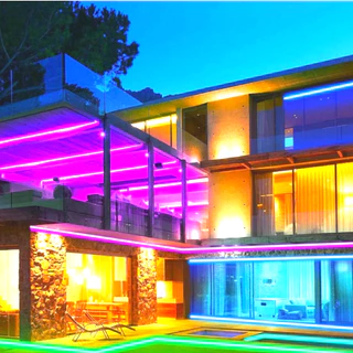 Fita Led 5050 Rgb Colorida A Prova Dagua Luz Led 5 Metros 5m Ultra