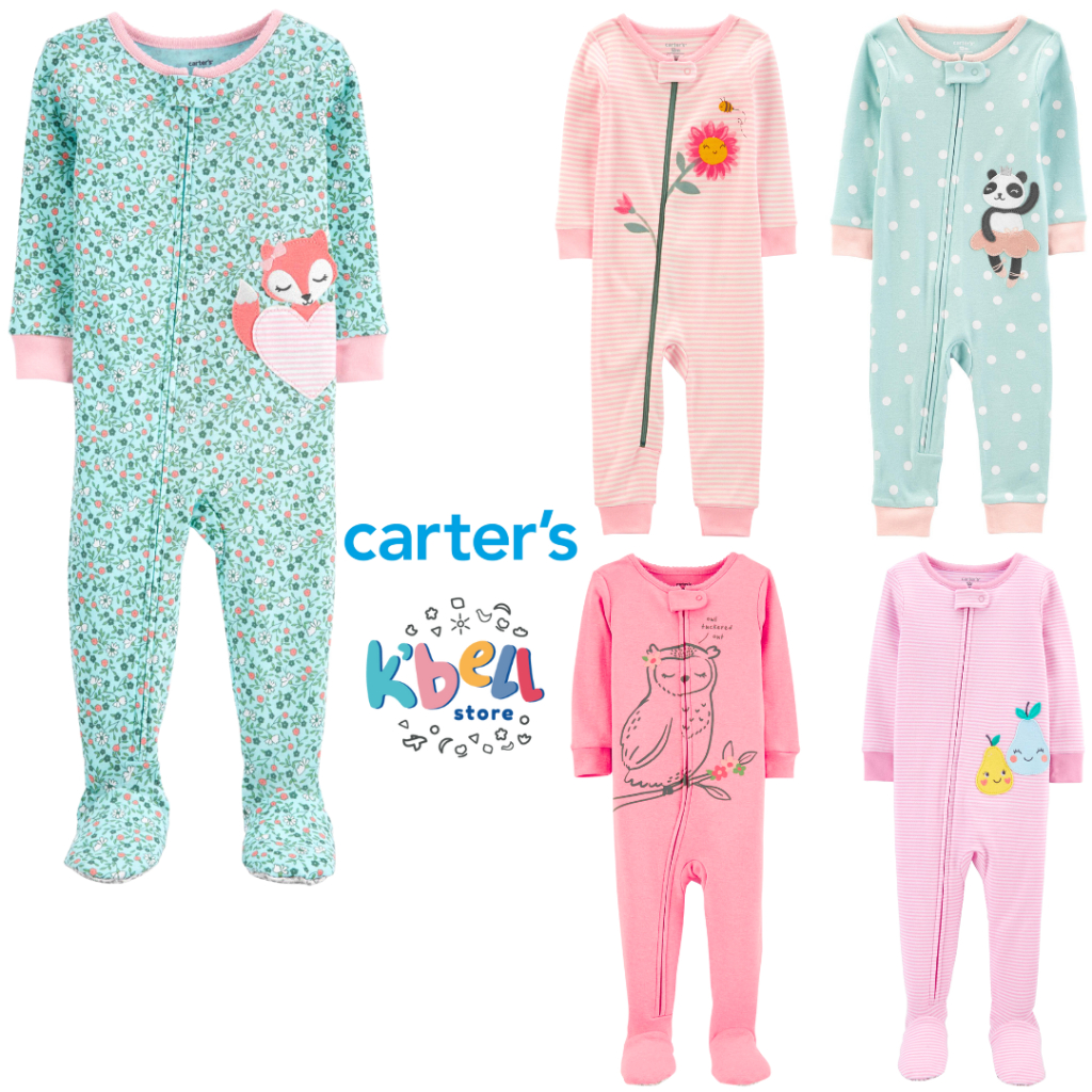 Carter's Macacão Pijama Bebe Menina Importado Original 18 Meses a 5 Anos