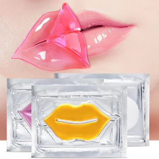 Kit 10 Máscaras Labial DADIVA De Mel de colágeno com cristal hidratante para lábios