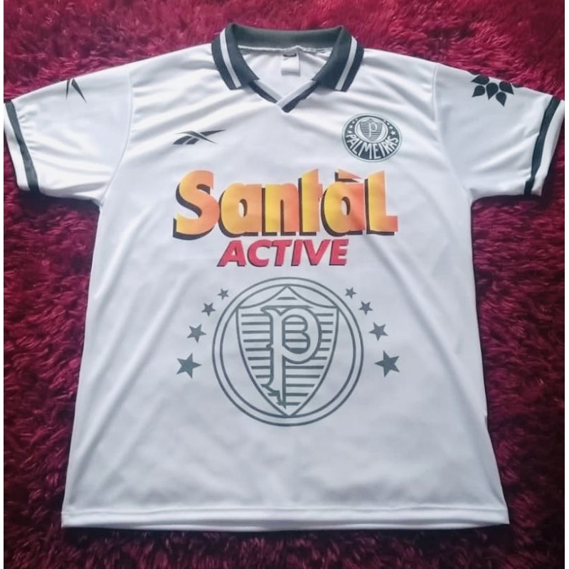 Camisa Retrô Palmeiras Santal Branca