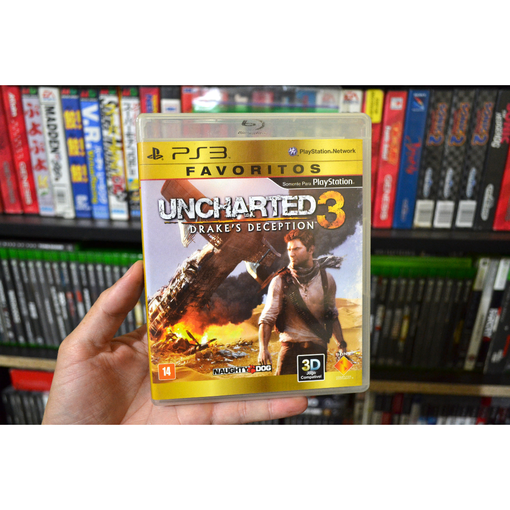 Jogo Uncharted 3: Drake's Deception Remastered - PS4 em