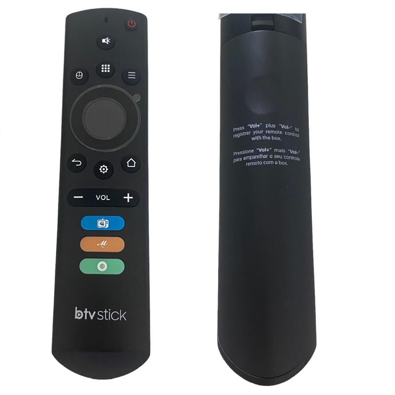 Controle Remoto Btv B-tv Tv B Stick Original Bluetooth Testado Novo ...