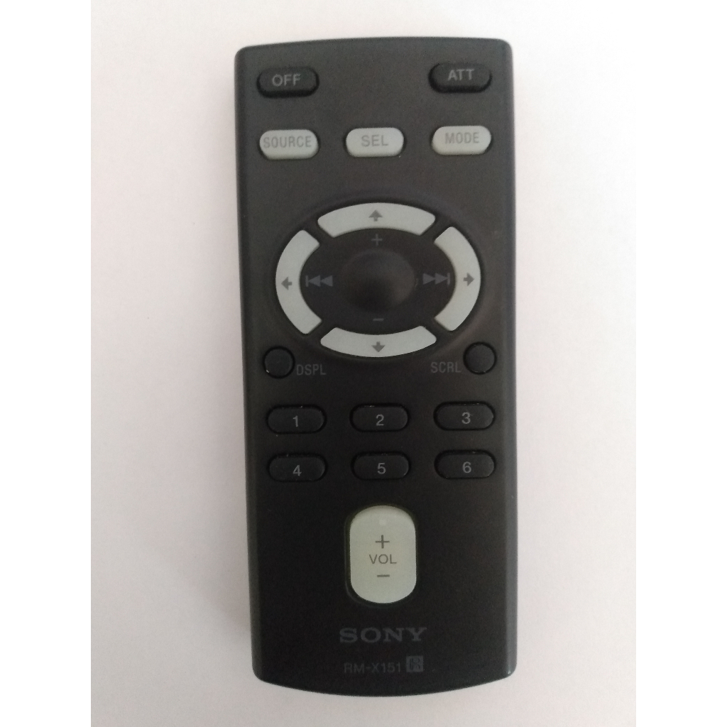 Télécommande Sony RM-X151 Pour Autoradio - Occasion En état De Fonctionnement (TBE)