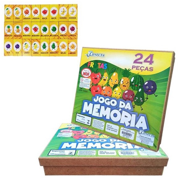 クリエイティブメモリーズ　10点セット JOGO DA MEMÓRIA EM MDF COM 24 PEÇAS – FRUTAS OU VEGETAIS | Shopee