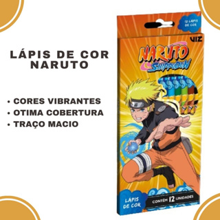 Maleta c/ 24 Peças Naruto Shippuden - Tris - Mundo do Estudante