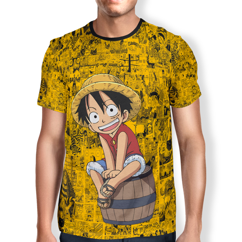 Camisa Camiseta One Piece Animes Blusa Masculina E Infantil