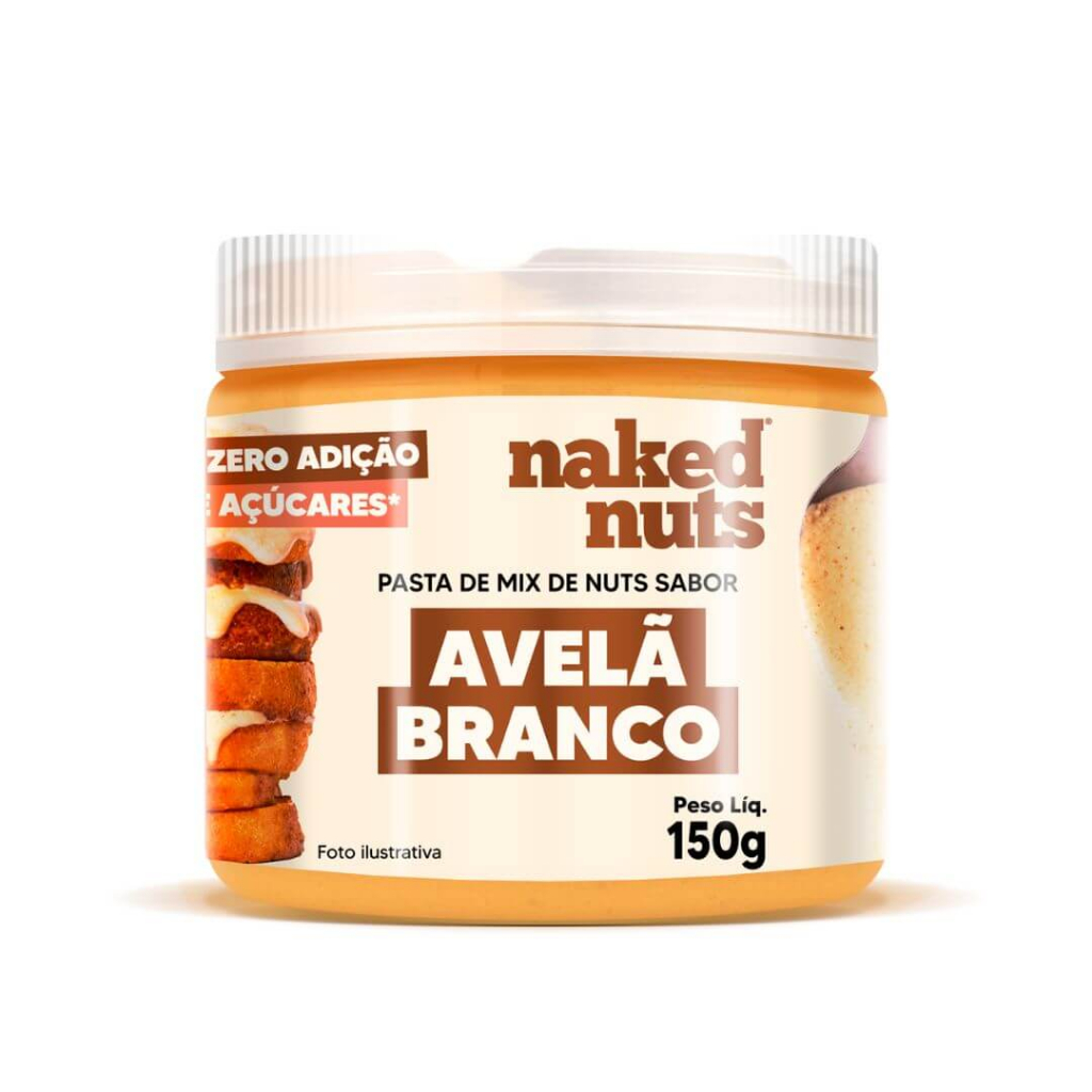 Pasta de Amendoim Chocolate Branco Naked Nuts 150G