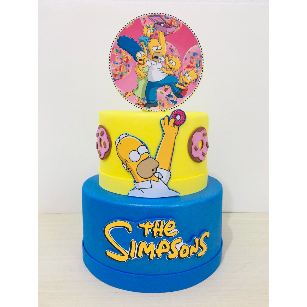BOLO FAKE SIMPSONS | Shopee Brasil