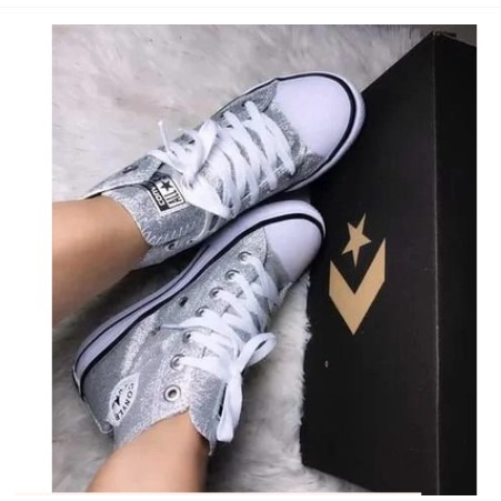 Tênis Converse Chuck Taylor All Star Casual Brilhante Feminino