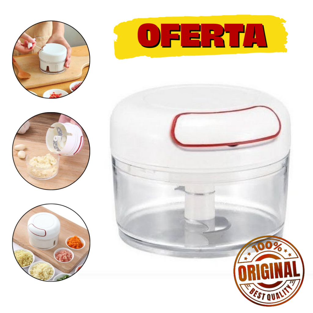 Triturador Alimentos Manual 1500ml FOOD