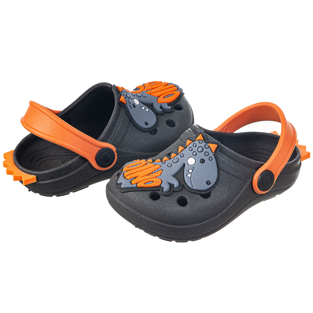 Sandália Crocs Babuche Infantil Dinossauro Corpo Barbatana Para Meninos ...
