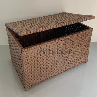 Baú Roupeiro Organizador 70x40x40cm Fibra Sintética Roupa Suja e Brinquedos