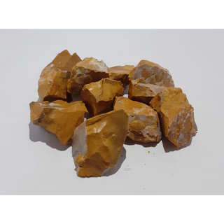 Kit de Quartzo de Jaspe Amarelo ,Pedra Natural (500 Gr)