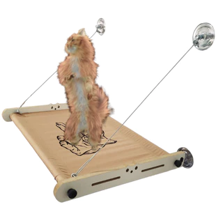 Cama suspensa gato - Cama gato janela - cama de janela gato