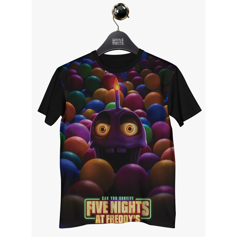 Blusa Camiseta Manga Longa 10 Five Nights at Freddy's Jogo