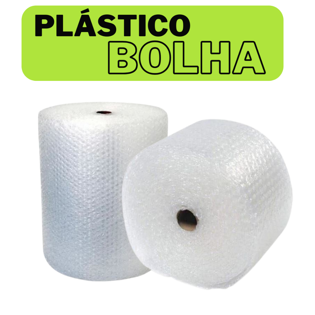 Plástico Bolha - Bobina 43 cm X 100 Mts E-commerce 25 Micras Bolha