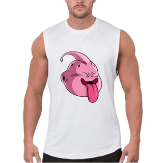 Camiseta T-Shirt Dragon Ball Majin Boo Versão Magro Algodão - Rosa