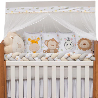 Kit De Berço 10 Peças Baby Magia Menina Menino Baby Vários Modelos Brubrelel Berço Americano