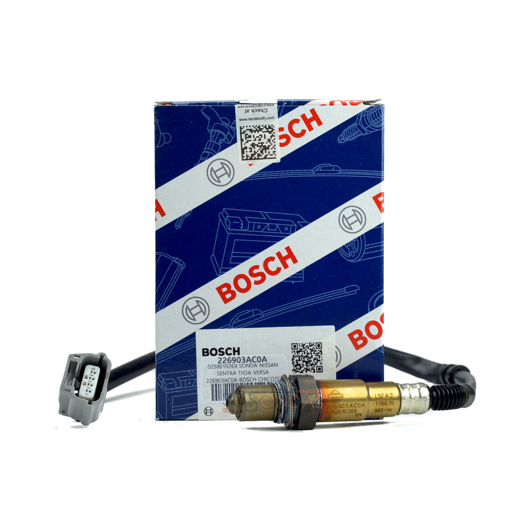 Sonda Lambda Original Bosch Nissan Versa March 1.6 16v Pós Sonda Lambda Original Bosch Nissan Versa March 1.6 16v Pós
