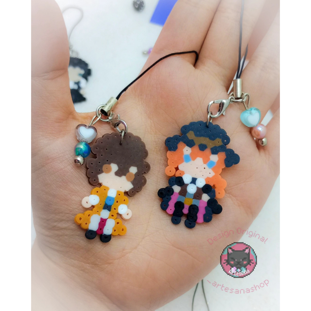 Chaveiro Perler Beads - Bungou Stray Dogs ( Coleção Minis ) | Shopee Brasil