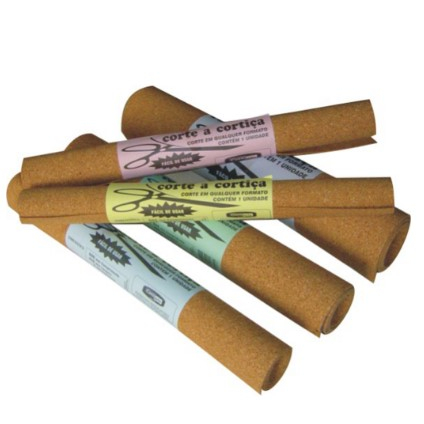 Placa Folha de Cortiça em Rolo 90x60cm