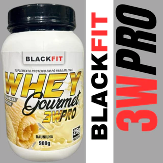 WHEY Gourmet 3w pro Sabor Baunilha 900g Com Beta alanina e creatina que Growth Creatina BCAA Pré Treino