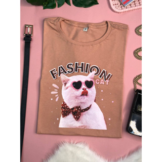 T Shirt Feminina Plus Size De Algodão Fashion Rosê