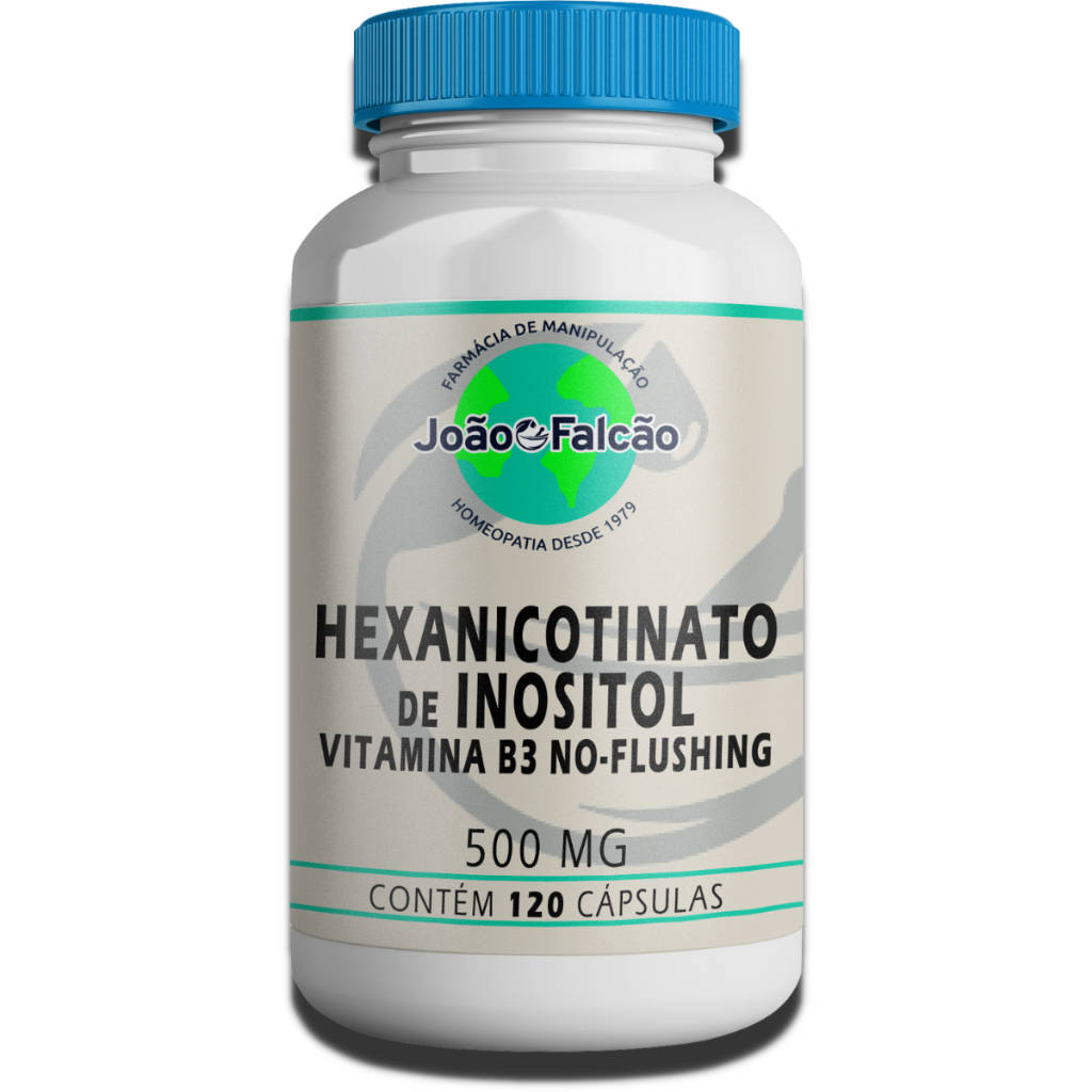 Hexanicotinato de Inositol Vitamina B3 noFlushing 500Mg 120