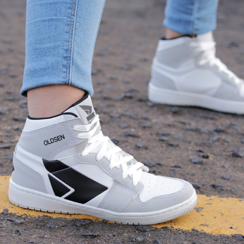 Tenis masculino Oldsen involved unissex Botinha Casual Urbano
