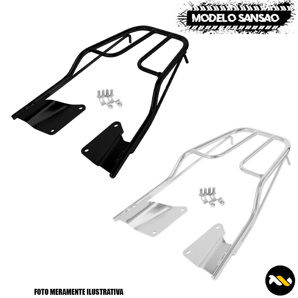 Bagageiro Pro Tork Sansão Titan 160 2016 em Diante Pro Tork