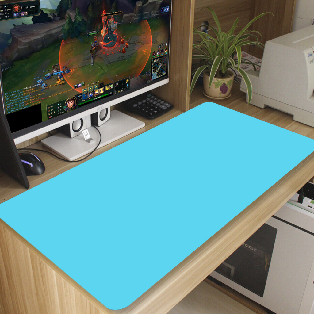 Mouse Pad Liso Basico Grande Varias Estampas 70x35 80x40 90x40 90x55 cm