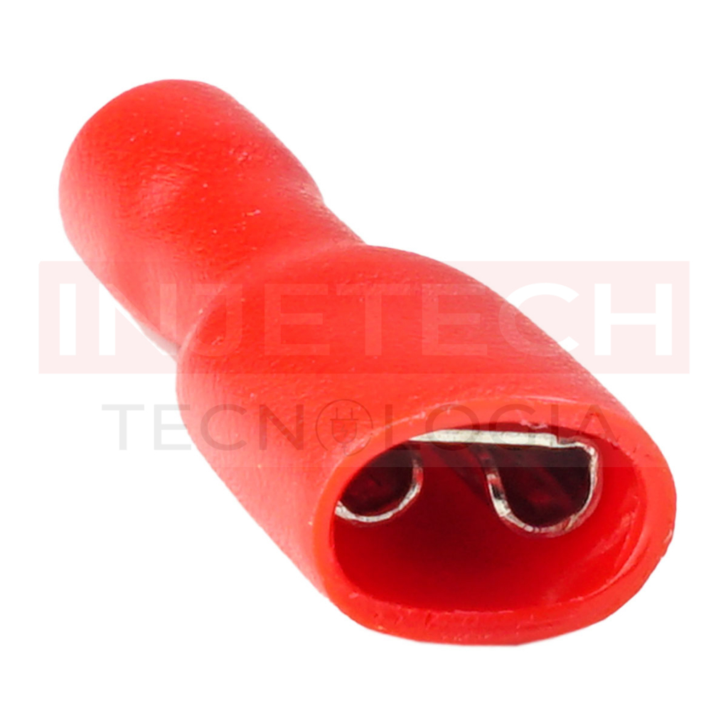 Terminal Fêmea Total Isolado 1,5mm Kit C/ 20pçs