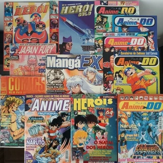 Revistas Herói Heróis do Futuro Japan Fury antigas anime mangá comics cultura pop japonesa