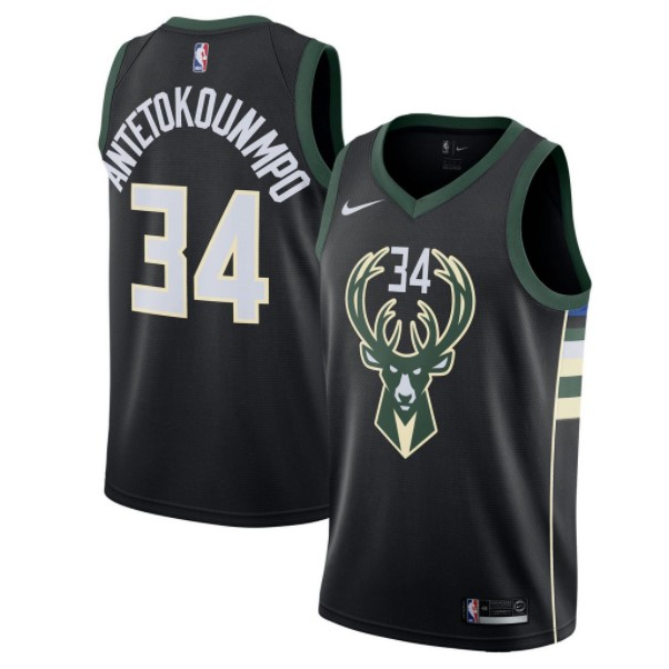 Camisa Milwaukee Bucks l camisa de Basquete Masculino