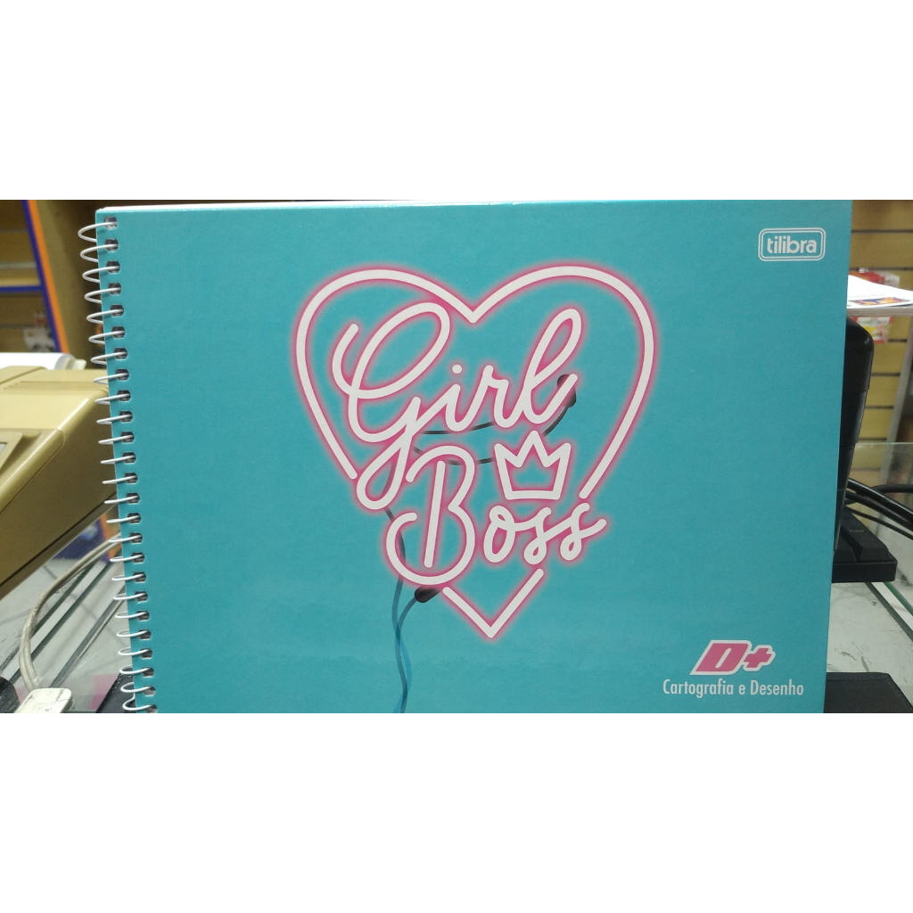 Caderno de Desenho CD 96fls Cinza e MotoCross D+ Tilibra - Welban