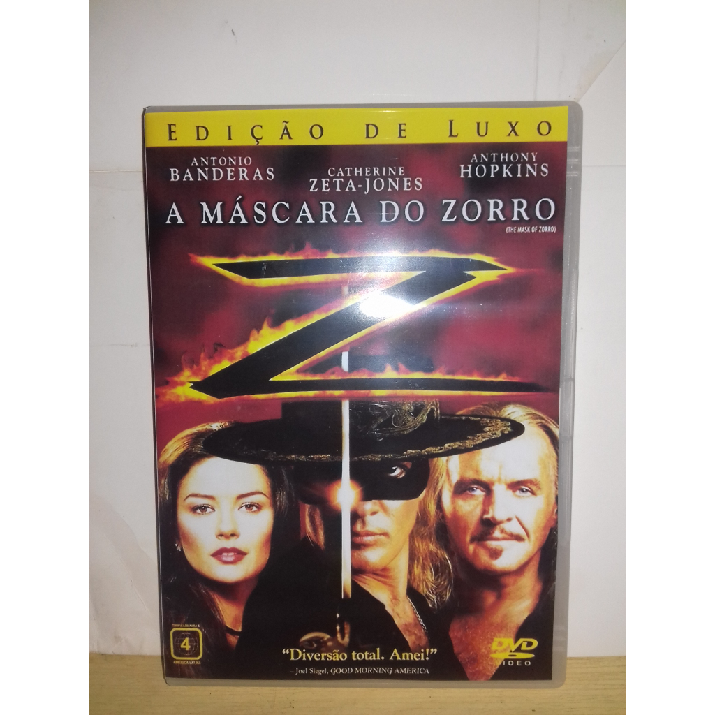 DVD A Máscara do Zorro 1998 Dublado, Dual Áudio HD1080p | Shopee