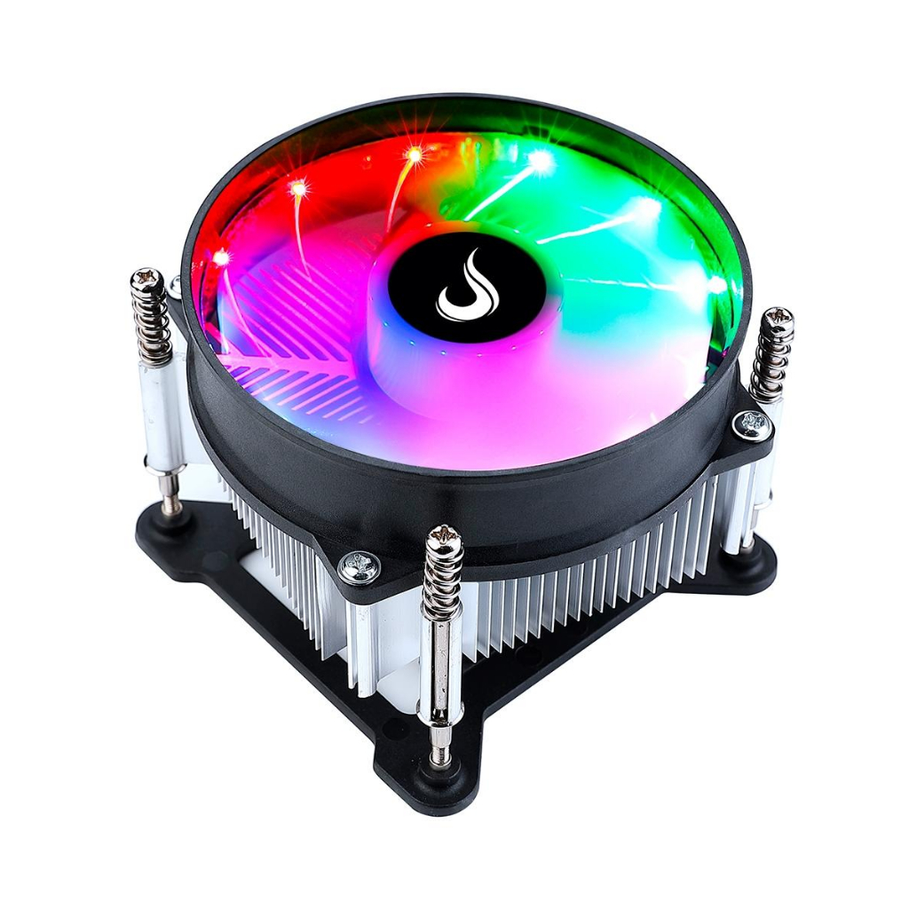 Cooler Box Air Cooler LED RGB Rise Mode para Processador Intel Lga 1156