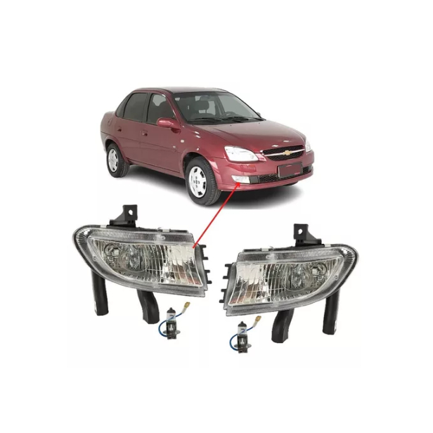 Farol Milha Auxiliar Corsa Classic 2010 2011 2012 2013 2014 2015 2016