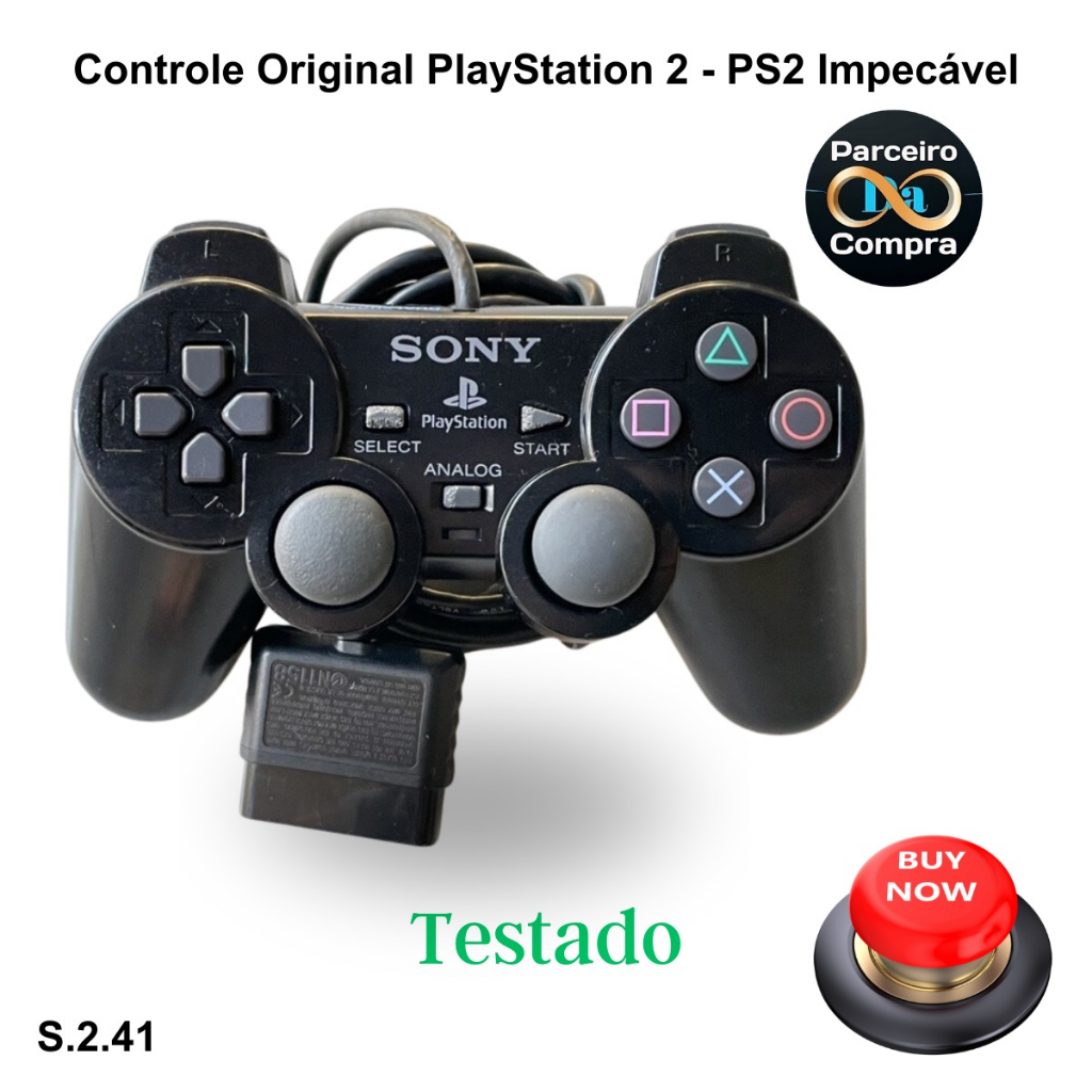 Controle Dualshock 2 em Oferta