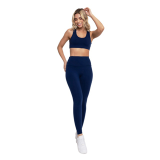 Calça Legging Cintura Alta Feminina Suplex Academia Helena