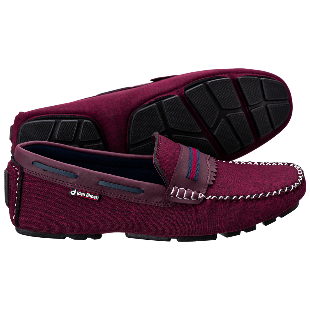 Mocassim masculino hot sale bordo