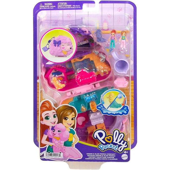 Polly Pocket Playset Mini Mundo Aventura Gato Sushi Mattel