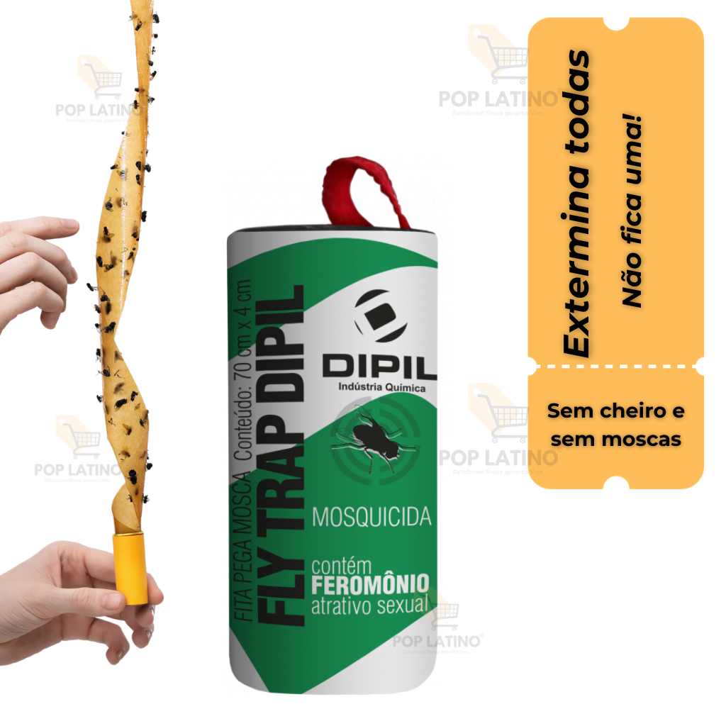 Fita pega Mosca Cola Mata Arquear Fly Trap Adesiva Armadilha Mosquicida Casa Jardim Shopee Brasil